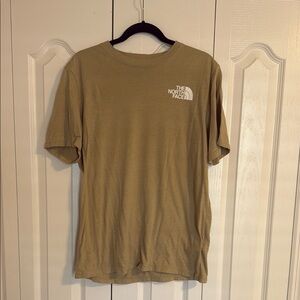 The North Face Tan Short Sleeve Tee Casual Comfort